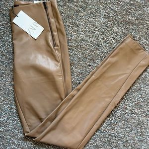 ZARA LEATHER PANTS